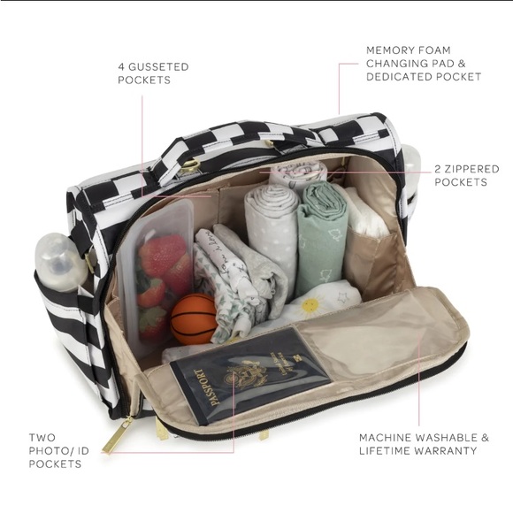 ❌SOLD❌JuJuBe B.F.F. Diaper Bag - Picture 6 of 8